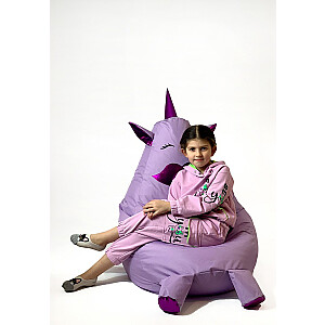 Сумка-пуф Sako Unicorn с горловиной фиолетовая L 105 x 80 см