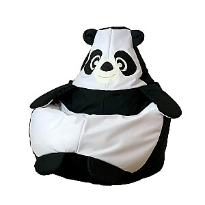 Pufa soma Sako Panda melnbalta L 105 x 80 cm
