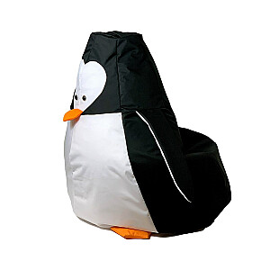 Pufa soma Sako Penguin melnbalta L 105 x 80 cm