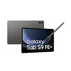 Samsung Galaxy Tab S9 FE+ 12.4 5G 256 GB pelēks (X616) + S-Pen irbulis