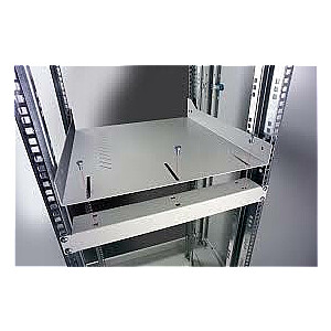 Intellinet Shelf 1U, стойка 470 мм, 19 дюймов, 4 точки крепления, перфорированная, серая