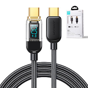 USB-C 100W 1,2 m kabelis Joyroom S-CC100A4 (melns)