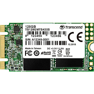 Disk Transcend 430S 128 GB M.2 2242 SATA III cietvielu diskdzinis (TS128GMTS430S)