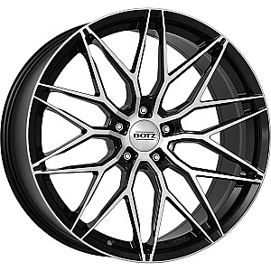 Dotz Suzuka dark Black/polished 8,5x19 5x112 ET25 CB70,1 60° 730 kg OSU9L8BP25 Dotz