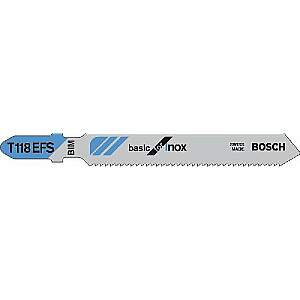 Полотно для лобзика Bosch Basic для Inox 83 мм T 118 EFS 2608636497