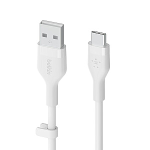 Гибкий USB-кабель Belkin BOOST↑CHARGE, 2 м, USB 2.0 USB C, белый