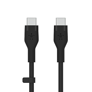 Belkin BOOST↑CHARGE USB elastīgais kabelis, 2 m, USB 2.0 USB C, melns