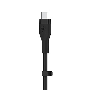 Belkin BOOST↑CHARGE USB elastīgais kabelis, 2 m, USB 2.0 USB C, melns