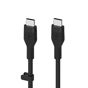 Belkin CAB009bt3MBK BOOST CHARGE™ USB-C — USB-C 2.0 Силиконовый, 3 м, черный