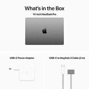 Apple MacBook Pro - M3 | 14,2 collas | 8 GB | 512 GB | Mac OS | "Pelēkā telpa"