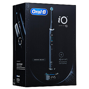 ORAL-B iO Series 10 Cosmic Black elektriskā zobu birste + lādētājs iO Sense Black