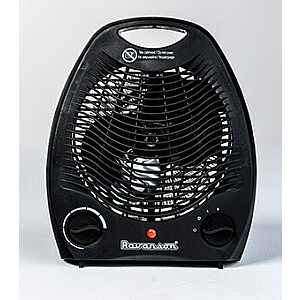 Termiskais ventilators Ravanson FH-105B Indoor Black 2000 W