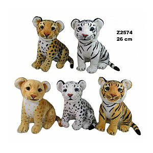 Plī&scaron;a zvēriņ&scaron; Lauva/leopārds/tigers 26 cm (Z2574) 164230