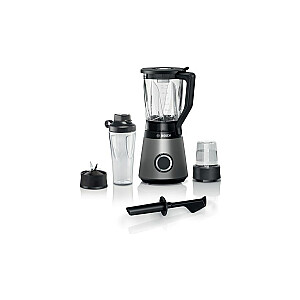 Blenderis Bosch Serie 4 MMB6177S 1,5 l Countertop blenderis 1200 W melns, sudrabs