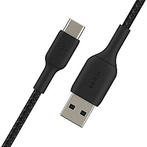 Belkin CAB002BT3MBK USB kabelis 3m USB A USB C Melns