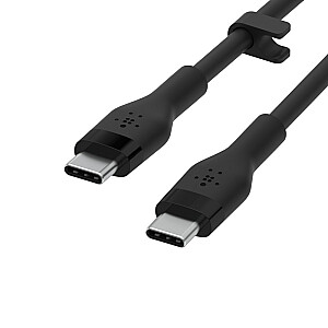 Belkin BOOST↑CHARGE USB elastīgais kabelis, 1 m, USB 2.0 USB C, melns