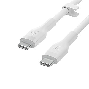 Гибкий USB-кабель Belkin BOOST↑CHARGE, 3 м USB 2.0 USB C, белый