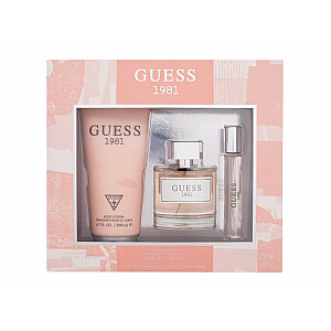 Tualetes ūdens GUESS Guess 1981 Edt 100 ml + Body Lotion 200 ml + Edt 15 ml