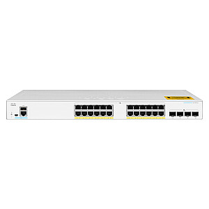 Cisco CBS250-24P-4X-EU tīkla slēdzis pārvaldīts Gigabit Ethernet L2/L3 (10/100/1000), sudraba