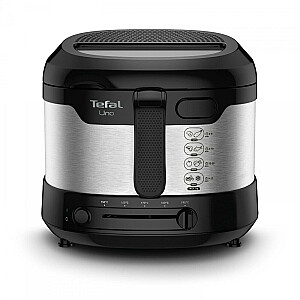 Фритюрница Tefal Uno FF215D Одиночная автономная фритюрница Черный, Нержавеющая сталь