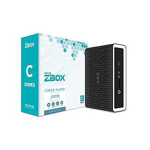 Zotac ZBOX CI649 NANO PC 1.8L melnbalts Intel SoC i5-1335U 1.3GHz