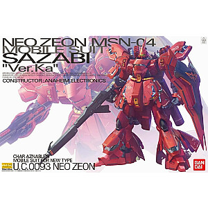 Kolekcionējama figūra BANDAI MG 1/100 MSN-04 SAZABI Ver.Ka 18cm