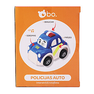 bo. Interaktīvā rotaļlieta Policijas Auto (Latviešu val.)