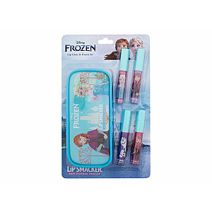 Lūpu spīdumu komplekts un maisiņš Disney Frozen 6 ml
