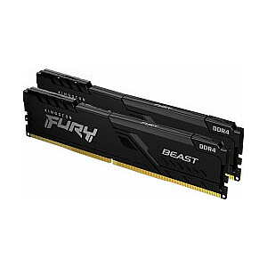 Kingston Fury Beast, 64 ГБ [2x32 ГБ, DDR4 CL16 DIMM, 2666 МГц]