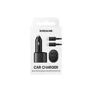 Автомобильное зарядное устройство Samsung EP-L5300XBEGWW 60W | 3A | USB-C | PD | AFC | + провод