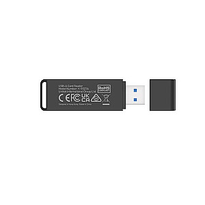 UNITEK SD I MICROSD USB-A KARTES LASĪTĀJS, Y-9327A