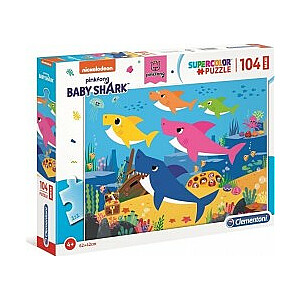 Clementoni Maxi Baby Shark 104 эл. 23751