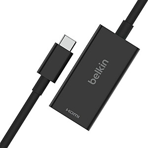 Belkin video kabeļa adapteris AVC013BTBK HDMI Type A (standarta) USB Type-C melns