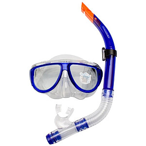 Niršanas maska ar snorkeli. pieaugušais 88DI zils