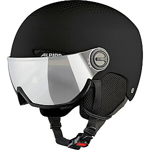 ZIEMAS ĶIVERE ALPINA ARBER VISOR Q LITE BLACK MATTE 54-58