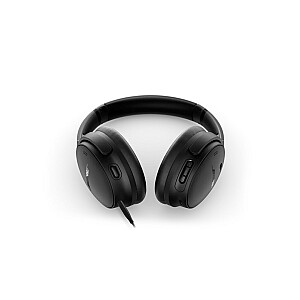 Bose QuietComfort austiņas ar vadu un bezvadu galvas stīpu mūzika/gadījuma Bluetooth melns