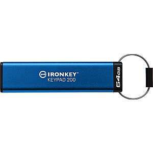 Kingston IronKey Keypad 200 64GB USB 3.0 AES Šifrēts