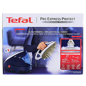 Tefal Pro Express Protect GV9221E0 паровая гладильная станция 2600 Вт 1,8 л Синий, Белый