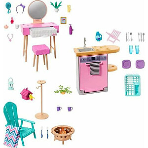 Mattel Barbie Мебель + украшения Сборы за туалетным столиком HJV35/HJV32