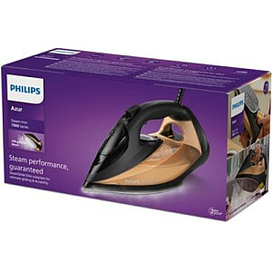 Philips 7000 series DST7040/80 Высоковольтный паровой утюг Черный/Золотой