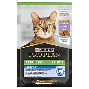 PURINA Pro Plan Sterilized Longevis Senior - влажный корм для кошек - 75г