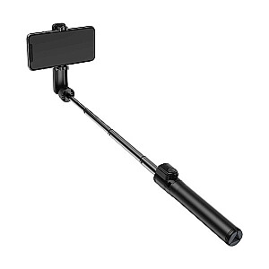 Borofone Selfie Stick BY5 bluetooth statīvs ar tālvadības pulti melns