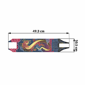 Наждачная лента Grip Tape для самоката Pro - Dragon