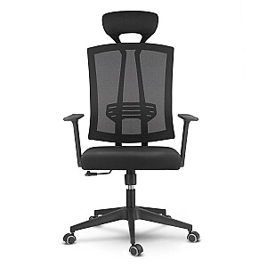 Sofatel Karun, melns mikrosieta grozāms biroja krēsls