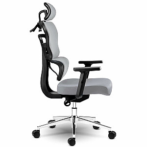 Sofotel Nicea серый офисный стул из микросетки