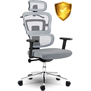 Sofotel Nicea pelēks mikrotīkla biroja krēsls
