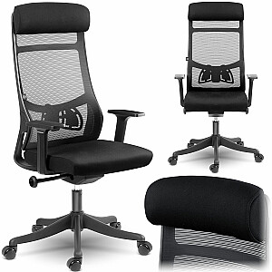 Sofotel Brema mikrotīkla biroja krēsls, melns