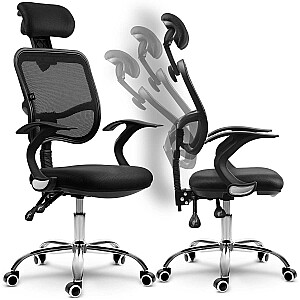 Sofotel Ryga micromesh biroja krēsls, melns