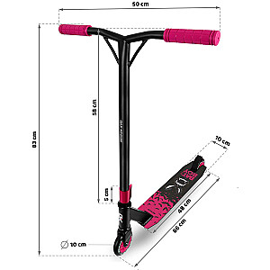 Paspirtukas SOKE EVO (1623-801217) Ruby (Batboy) 100mm