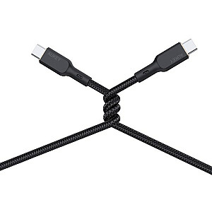 AUKEY CB-KCC102 USB-C Type-C Power Delivery PD 100 Вт 5 А 1,8 м Кевлар Черный